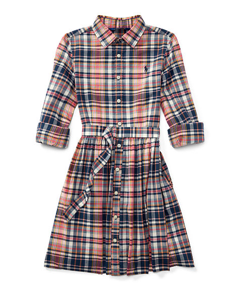 MADRAS COTTON SHIRTDRESS